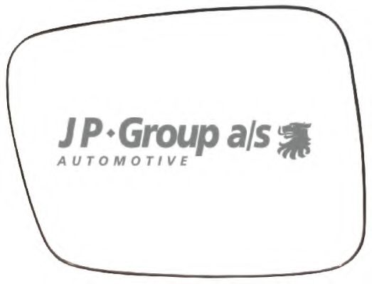 Стекло зеркала заднего вида JP GROUP 1189302980