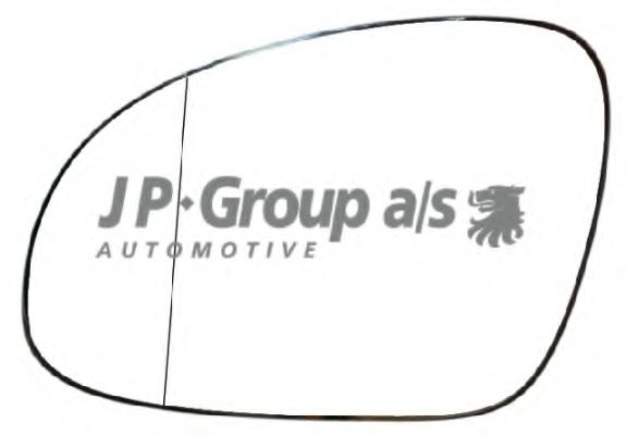Стекло зеркала заднего вида JP GROUP 1189304570