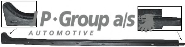 Прокладка, боковое стекло JP GROUP 8186000870 CLASSIC