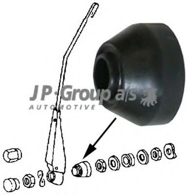 Покришка, очисник JP GROUP 8198151306