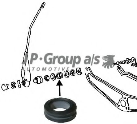Пильник, тяги і важелі приводу склоочисника JP GROUP 8198151402