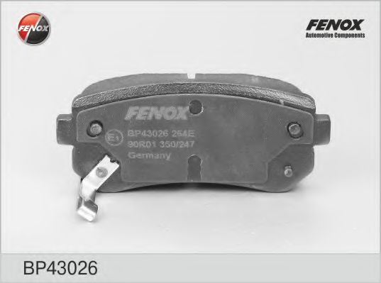 Тормозные колодки FENOX BP43026