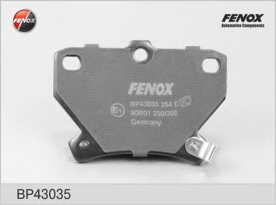 Тормозные колодки FENOX BP43035