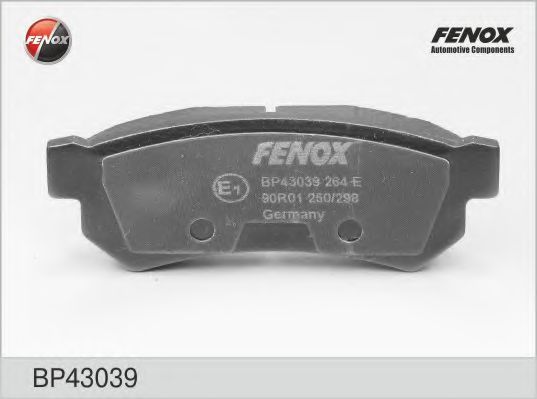 Тормозные колодки FENOX BP43039