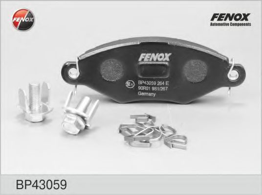 Гальмівні колодки FENOX BP43059