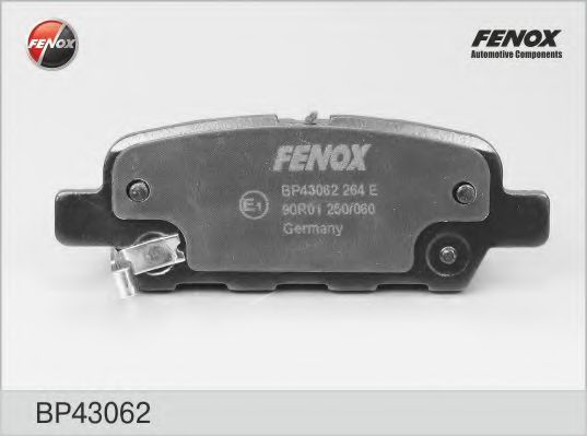 Тормозные колодки FENOX BP43062