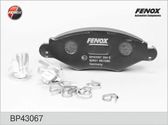 Тормозные колодки FENOX BP43067