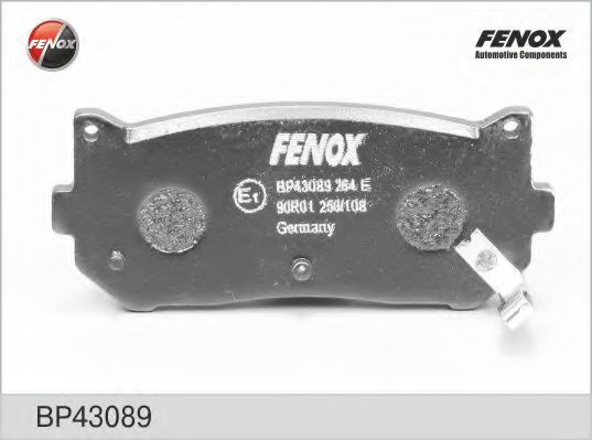 Тормозные колодки FENOX BP43089