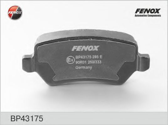 Тормозные колодки FENOX BP43175