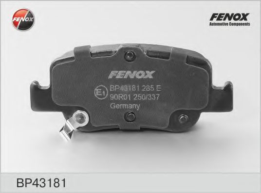Тормозные колодки FENOX BP43181