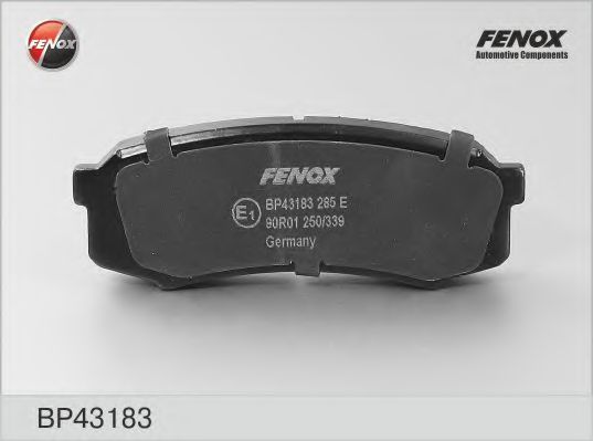 Тормозные колодки FENOX BP43183