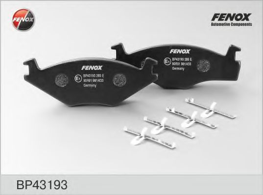 Тормозные колодки FENOX BP43193
