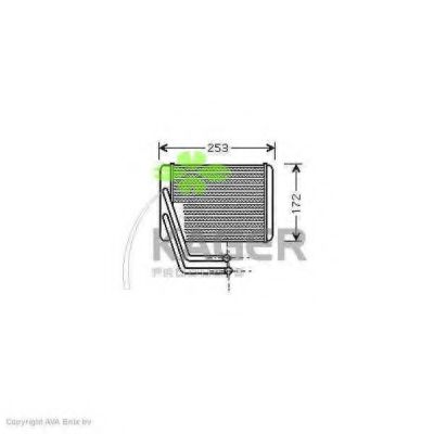 Радиатор отопителя KAGER 32-0374