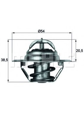 Термостат MAHLE ORIGINAL TX 3 87D