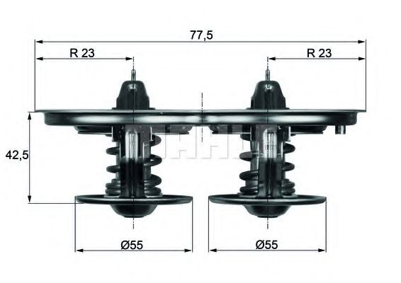 Термостат MAHLE ORIGINAL TX 32 80D