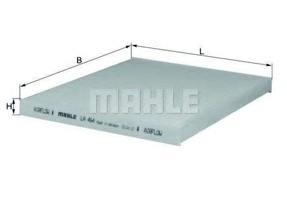 Фильтр салона MAHLE ORIGINAL LA 464