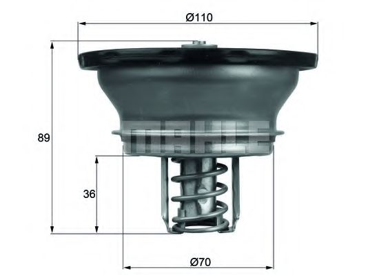 Термостат MAHLE ORIGINAL THD 3 82