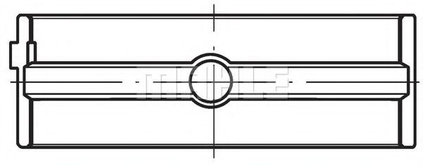 Вкладыши коренные MAHLE ORIGINAL 001 HL 19630 000