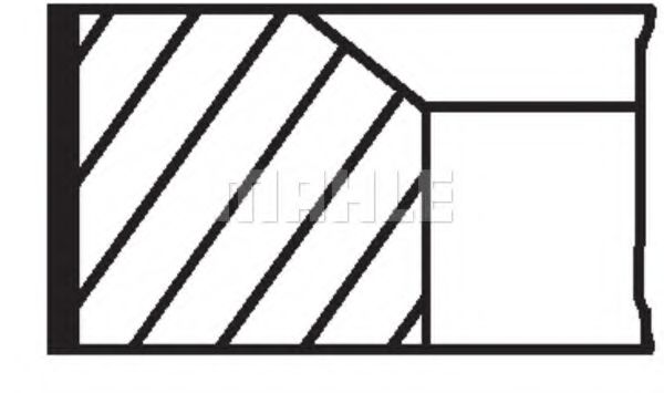 Поршневые кольца MAHLE ORIGINAL 681 RS 00106 0N0
