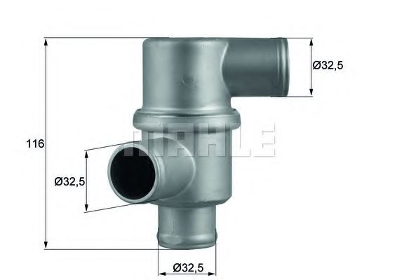 Термостат MAHLE ORIGINAL TH 37 80