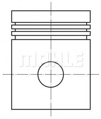 Поршень MAHLE ORIGINAL 012 02 01