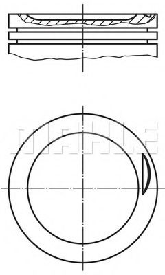 Поршень MAHLE 030 83 01