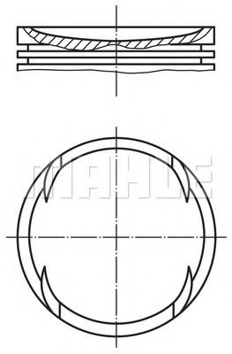 Поршень MAHLE 028 PI 00120 002