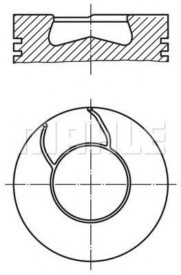 Поршень MAHLE 008 41 00