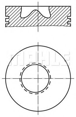 Поршень MAHLE 002 81 10
