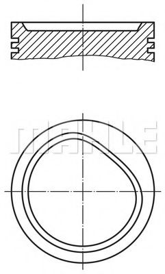 Поршень MAHLE 082 72 00