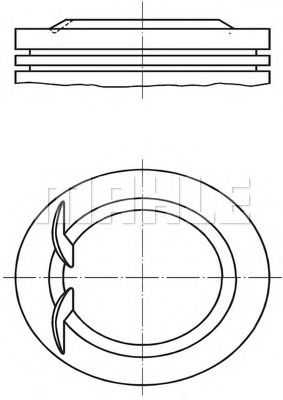 Поршень MAHLE 011 02 01
