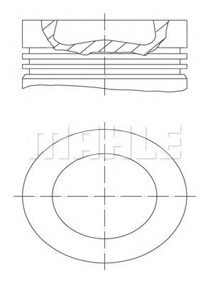 Поршень MAHLE 028 PI 00121 000