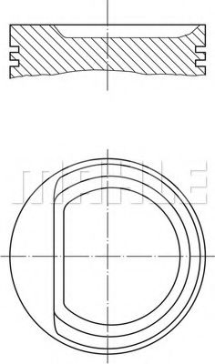Поршень MAHLE ORIGINAL 010 29 02