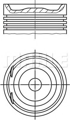 Поршень MAHLE 012 20 03