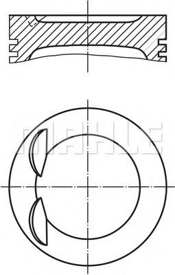 Поршень MAHLE ORIGINAL 028 PI 00119 000