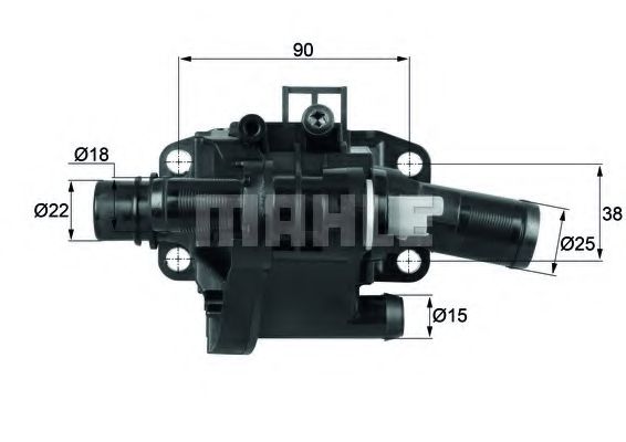 Термостат MAHLE ORIGINAL TH 41 83