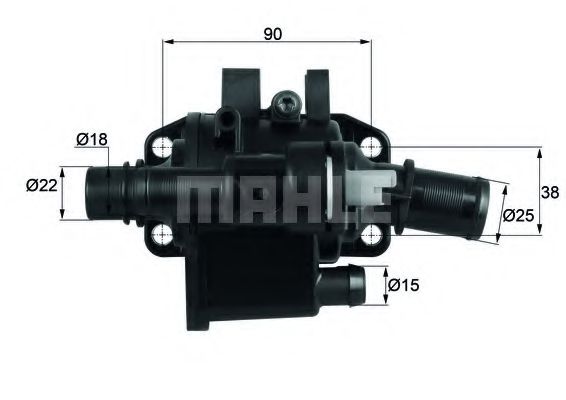Термостат MAHLE ORIGINAL TH 42 83
