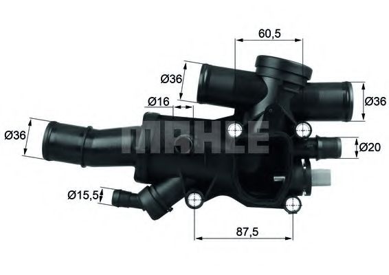 Термостат MAHLE ORIGINAL TH 44 83