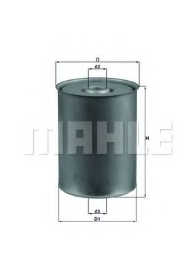 Топливный фильтр MAHLE ORIGINAL KX 24D