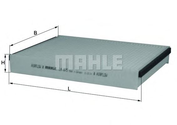 Фильтр салона MAHLE ORIGINAL LA 875