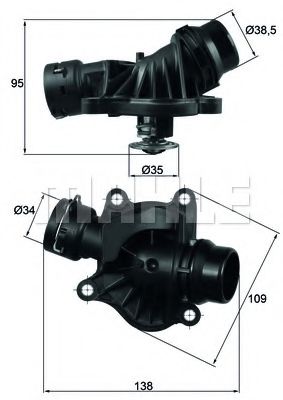 Термостат MAHLE ORIGINAL TI 234 88