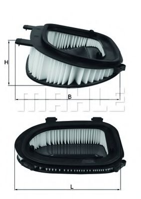 Воздушный фильтр MAHLE ORIGINAL LX 3541