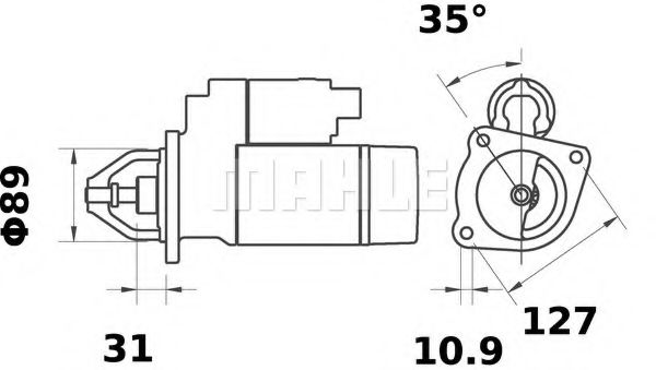 Стартер MAHLE MS 439