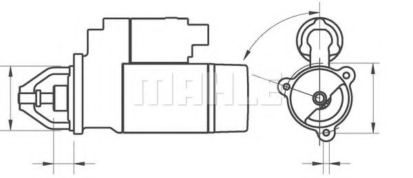 Стартер MAHLE MS 249