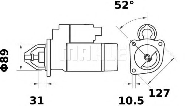 Стартер MAHLE MS 232