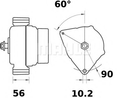 Генератор MAHLE MG 473