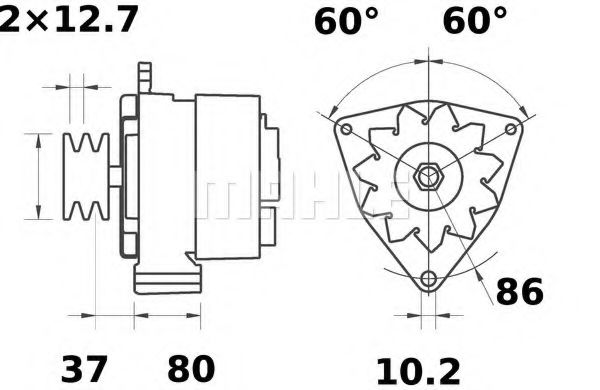 Генератор MAHLE MG 100