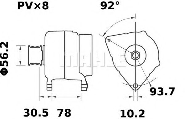 Генератор MAHLE MG 23