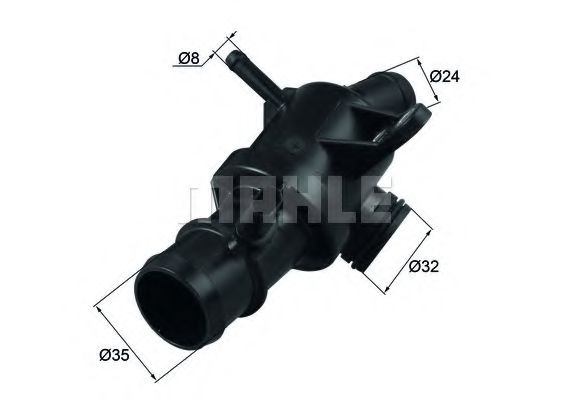 Термостат MAHLE ORIGINAL TM 40 92