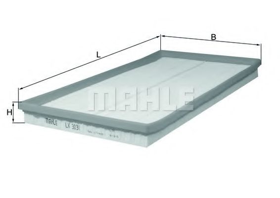 Воздушный фильтр MAHLE ORIGINAL LX 3031